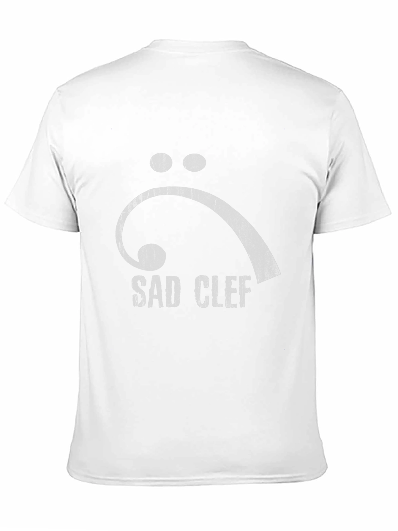 Sad Clef Graphic Tee - Black T-Shirt