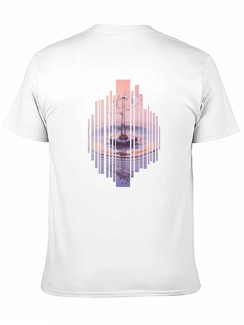 Abstract Water Ripple Graphic T-Shirt