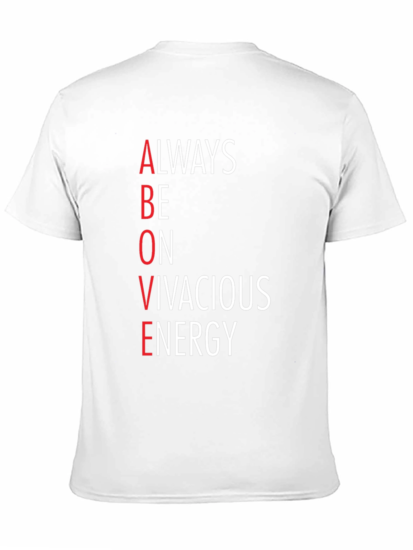 ABOVE Vivacious Energy Graphic Tee - Black