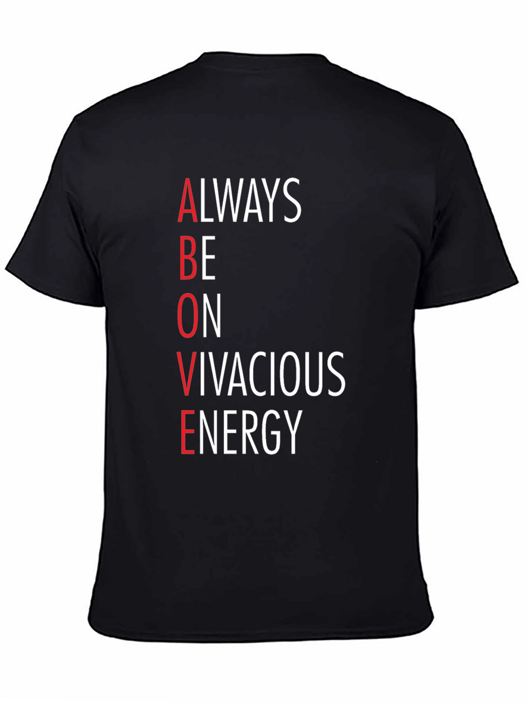 ABOVE Vivacious Energy Graphic Tee - Black