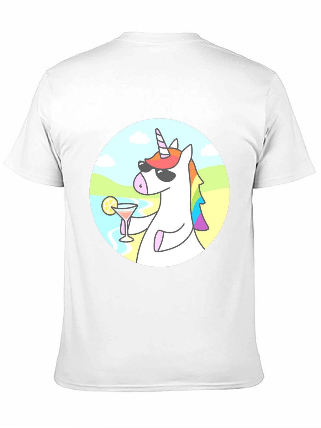 Cool Unicorn Cocktail Graphic Tee