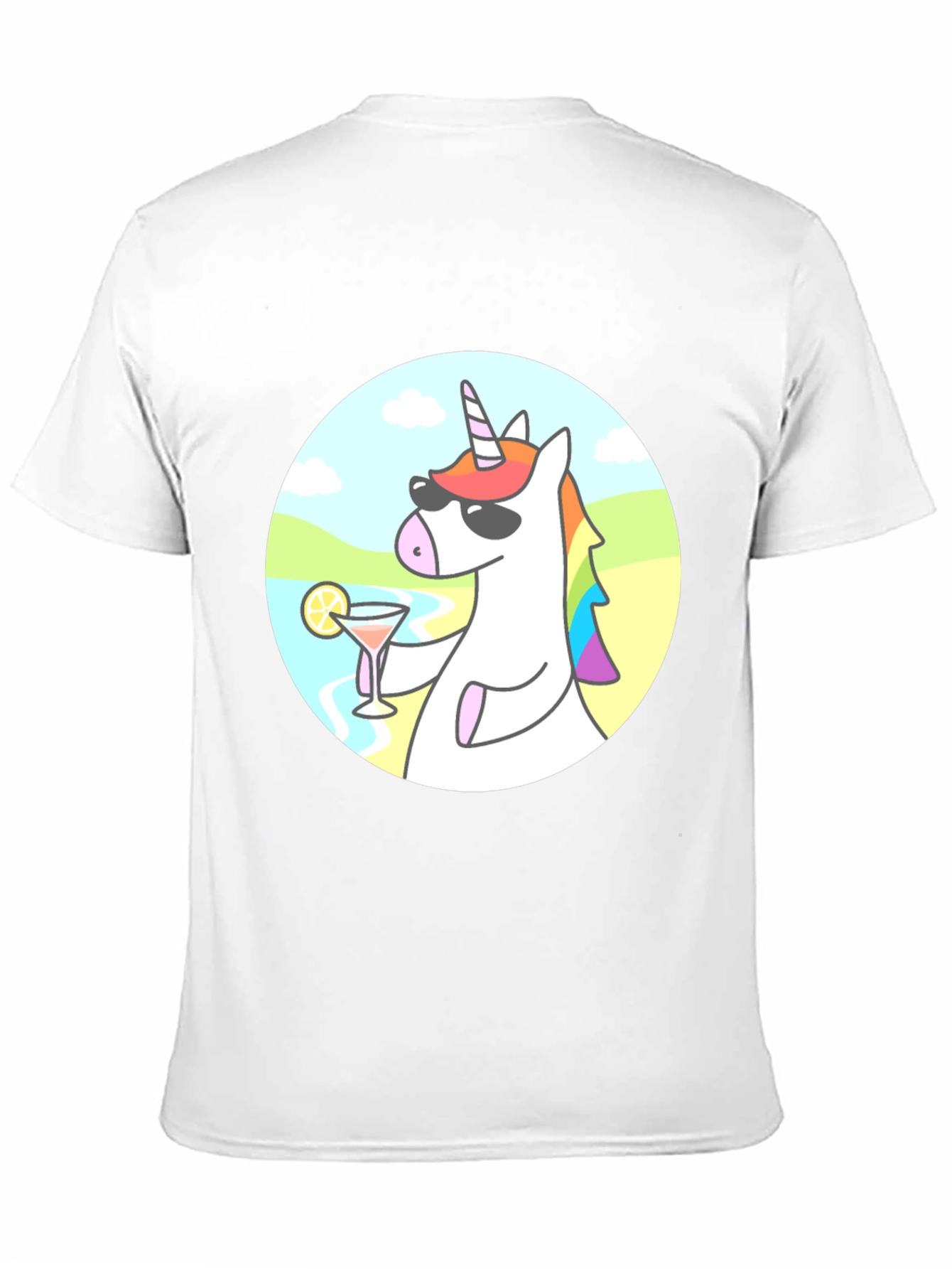 Cool Unicorn Cocktail Graphic Tee
