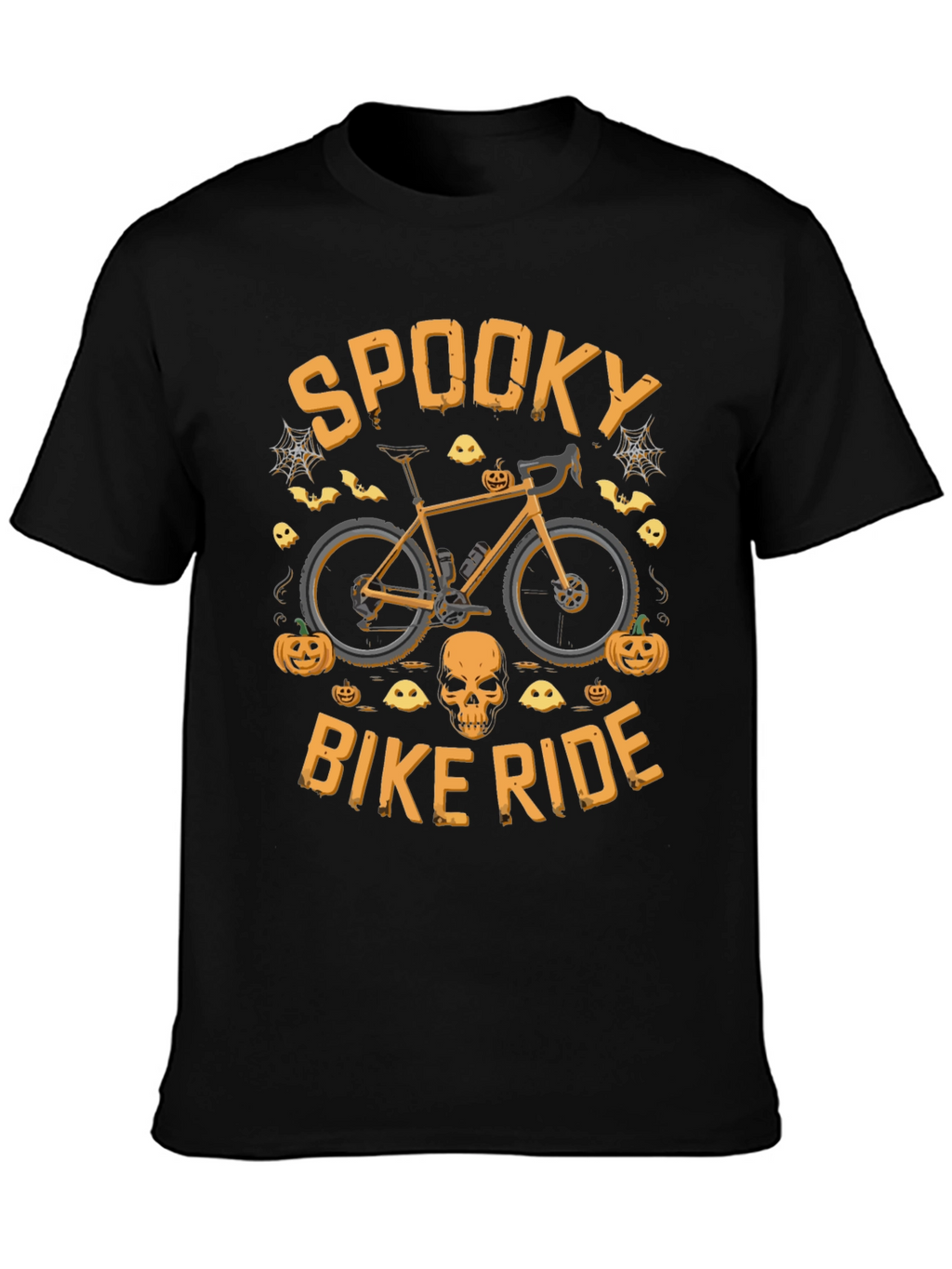 Spooky Bike Ride Halloween Graphic Tee