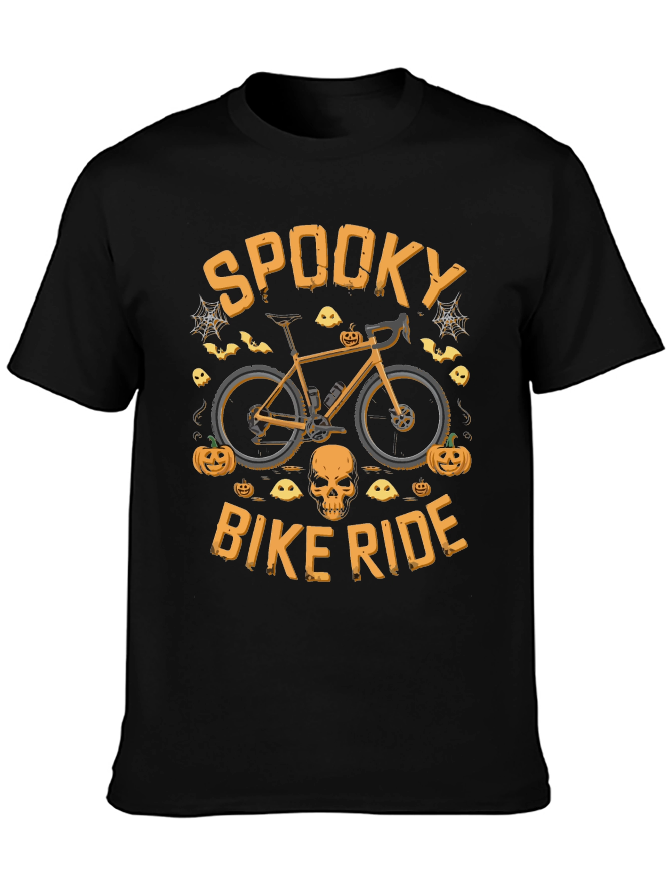 Spooky Bike Ride Halloween Graphic Tee