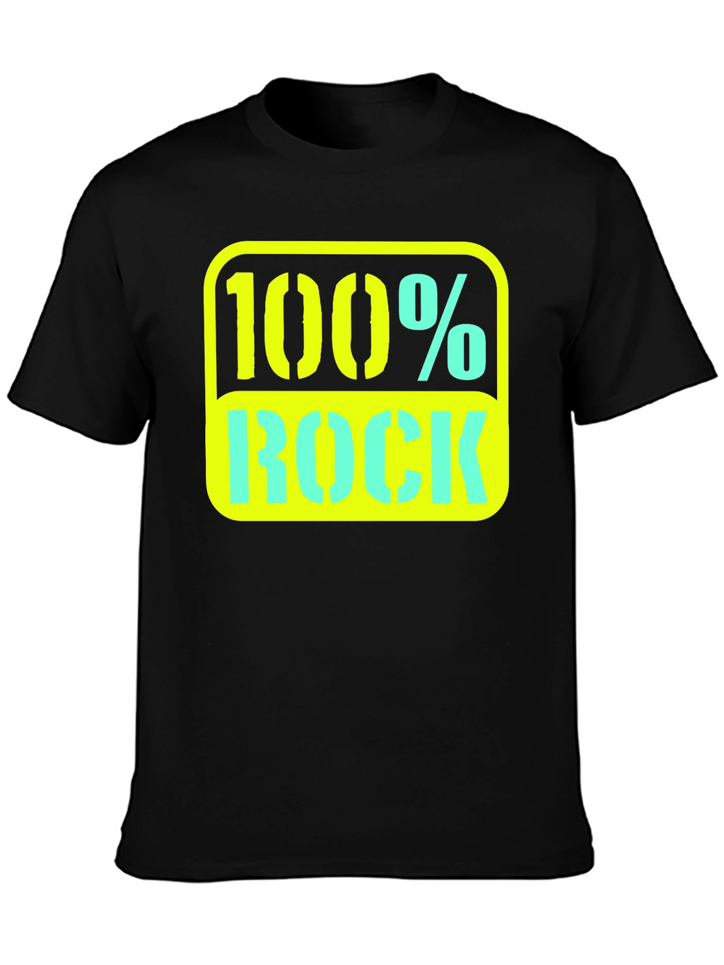 100% Rock Graphic Tee - Bold Style