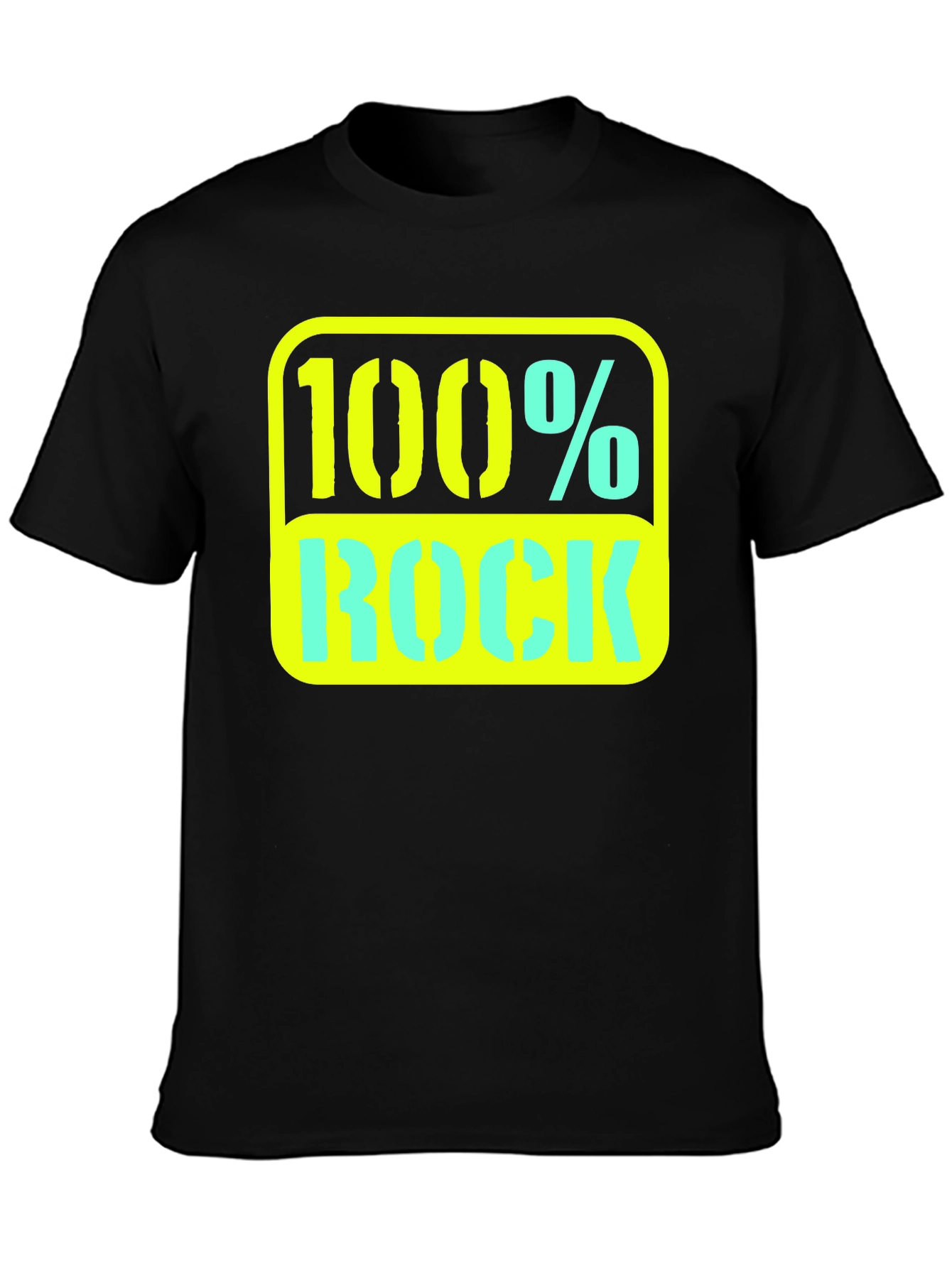100% Rock Graphic Tee - Bold Style