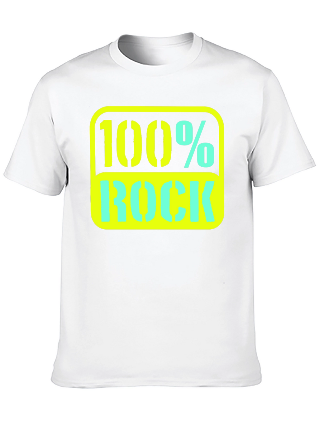 100% Rock Graphic Tee - Bold Style