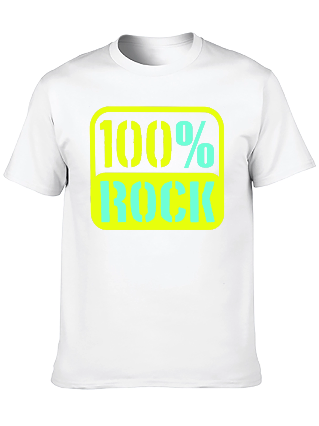 100% Rock Graphic Tee - Bold Style