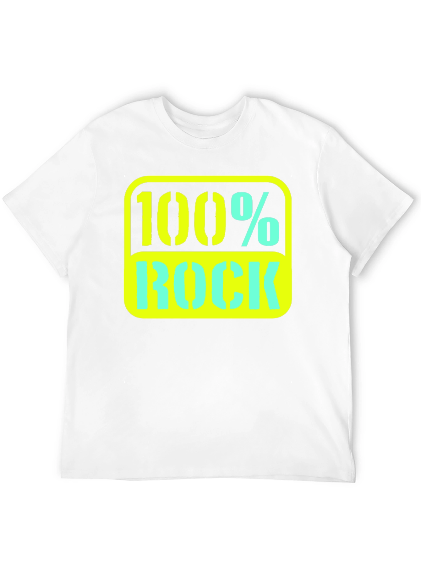 100% Rock Graphic Tee - Bold Style