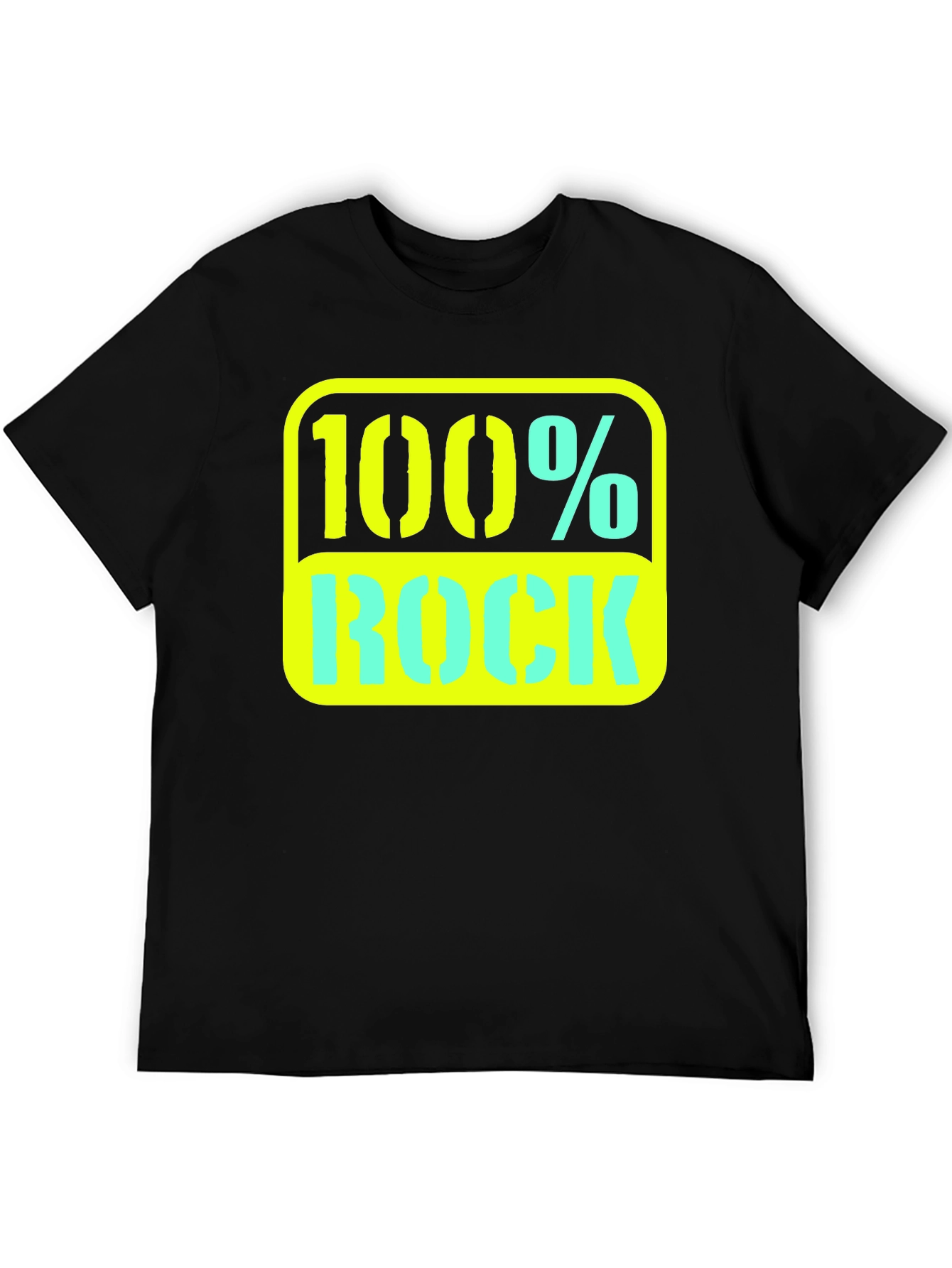 100% Rock Graphic Tee - Bold Style