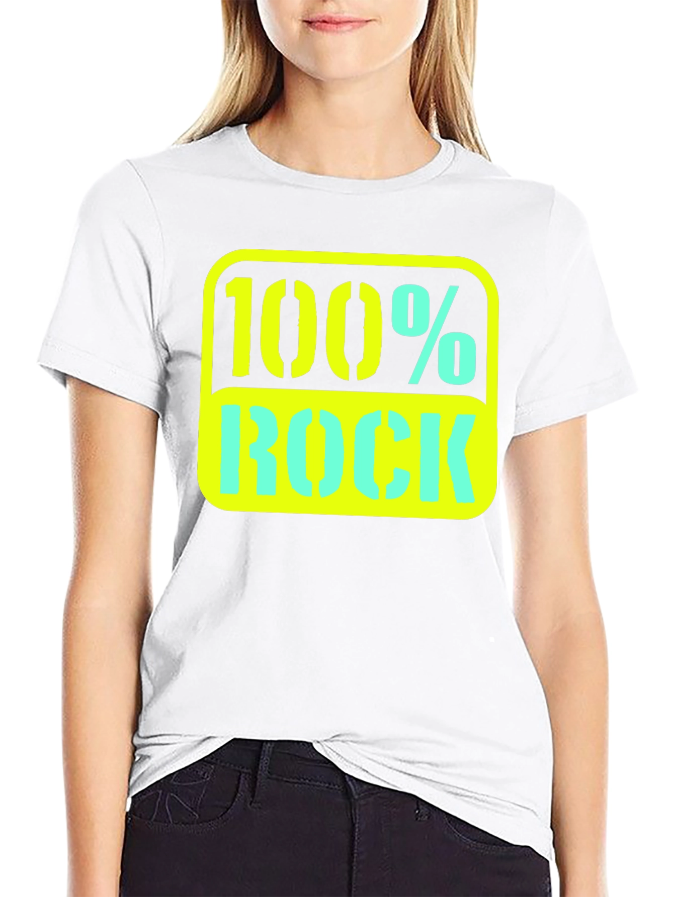 100% Rock Graphic Tee - Bold Style
