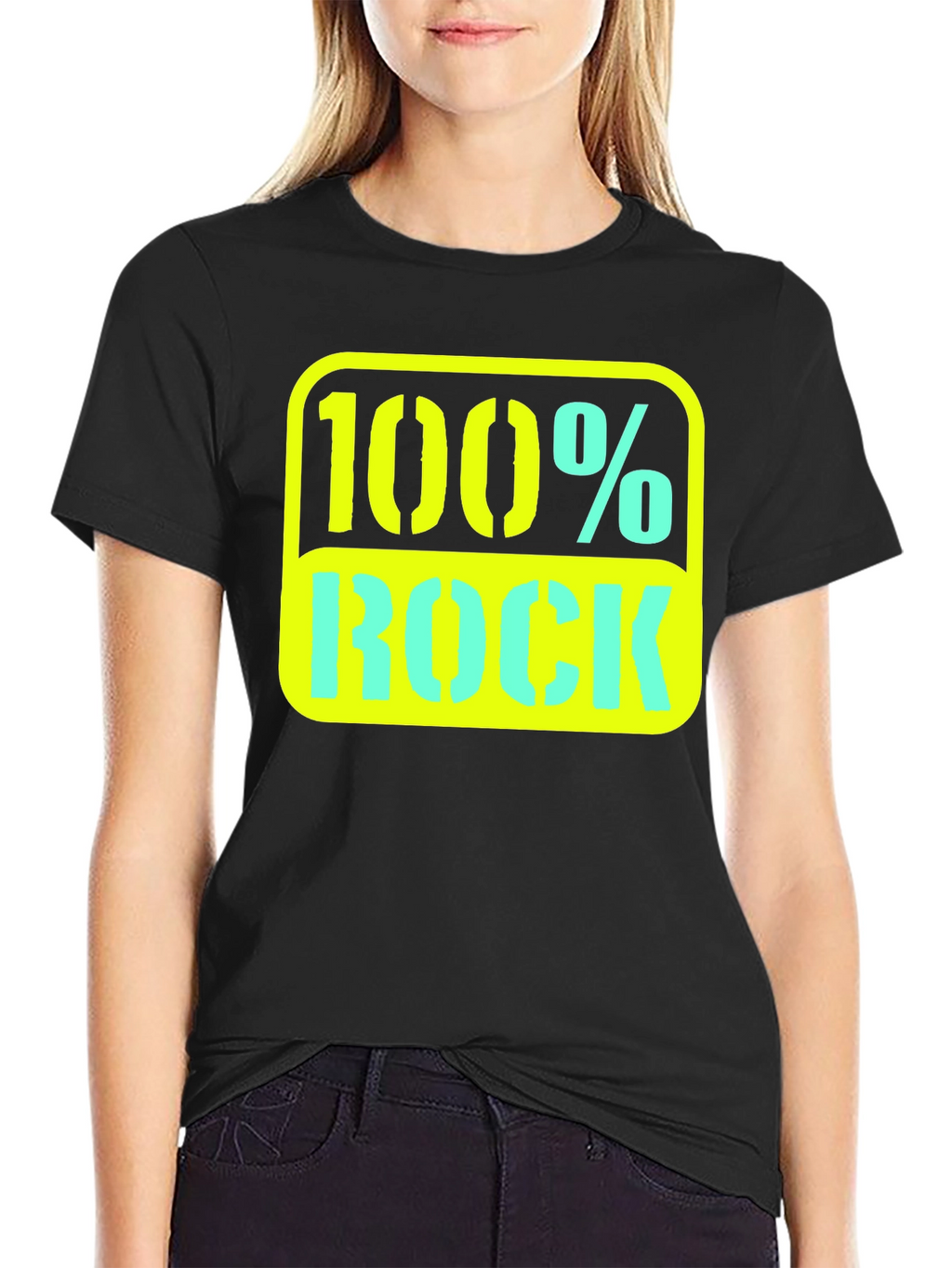 100% Rock Graphic Tee - Bold Style