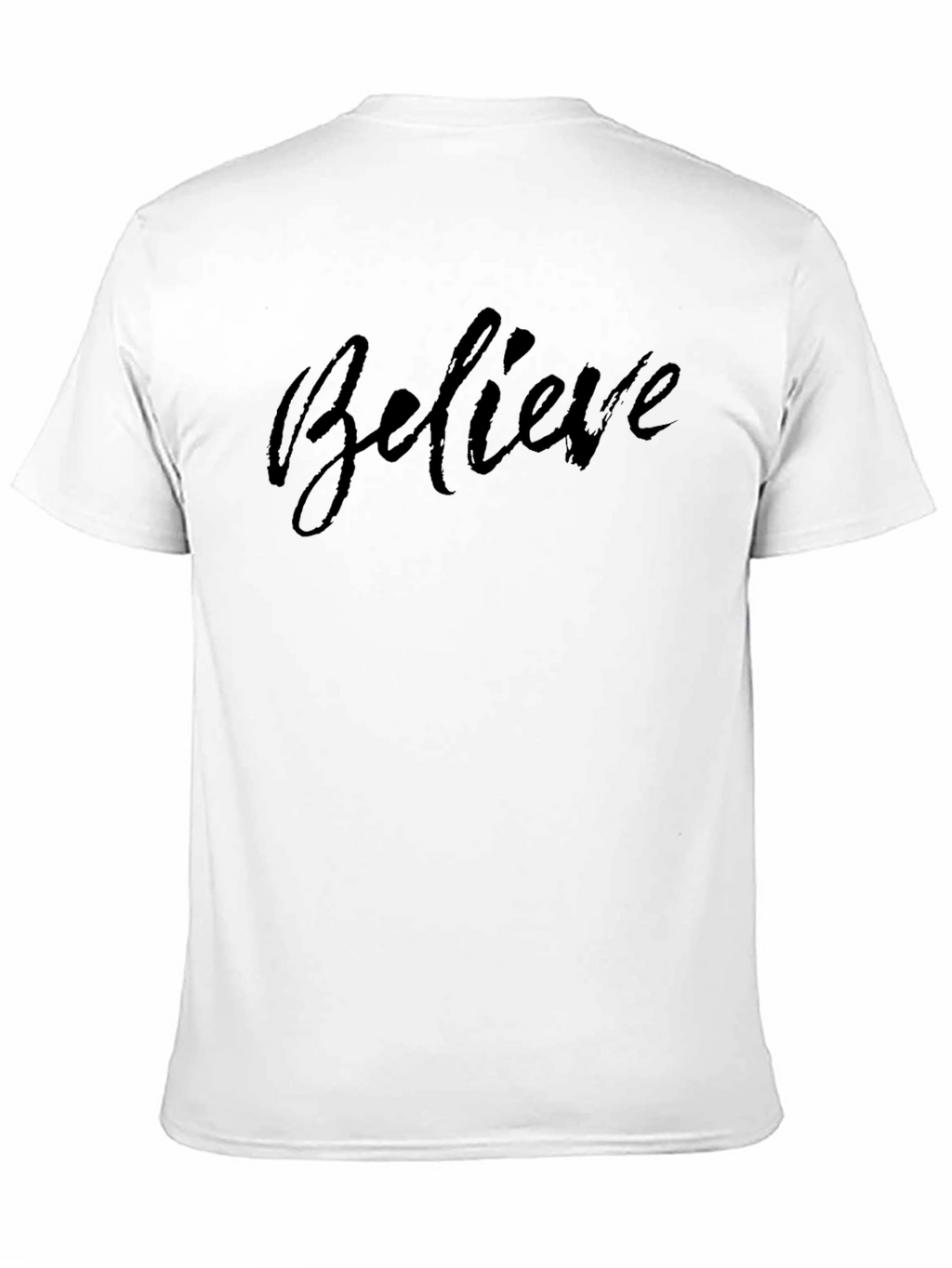 Believe Black Graphic T-Shirt