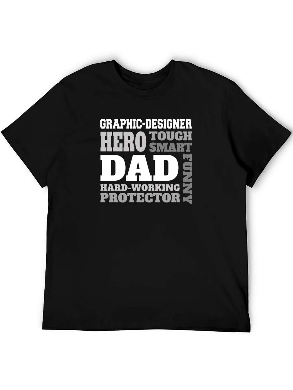 Graphic Designer Dad T-Shirt - Hero Protector Funny
