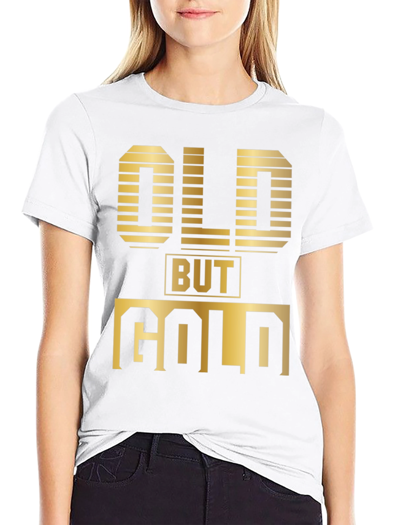 Old But Gold T-Shirt - Black Graphic Tee