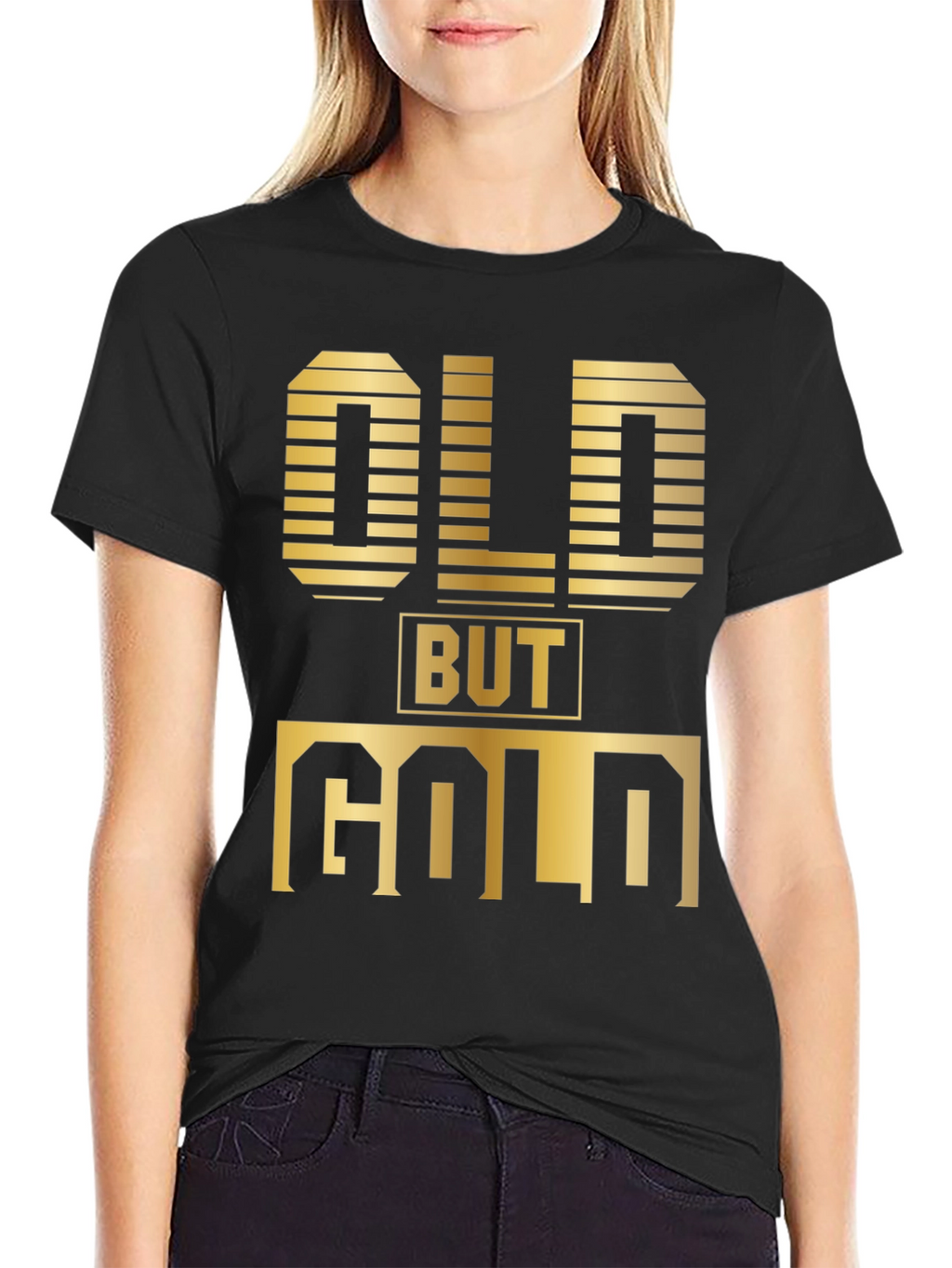 Old But Gold T-Shirt - Black Graphic Tee