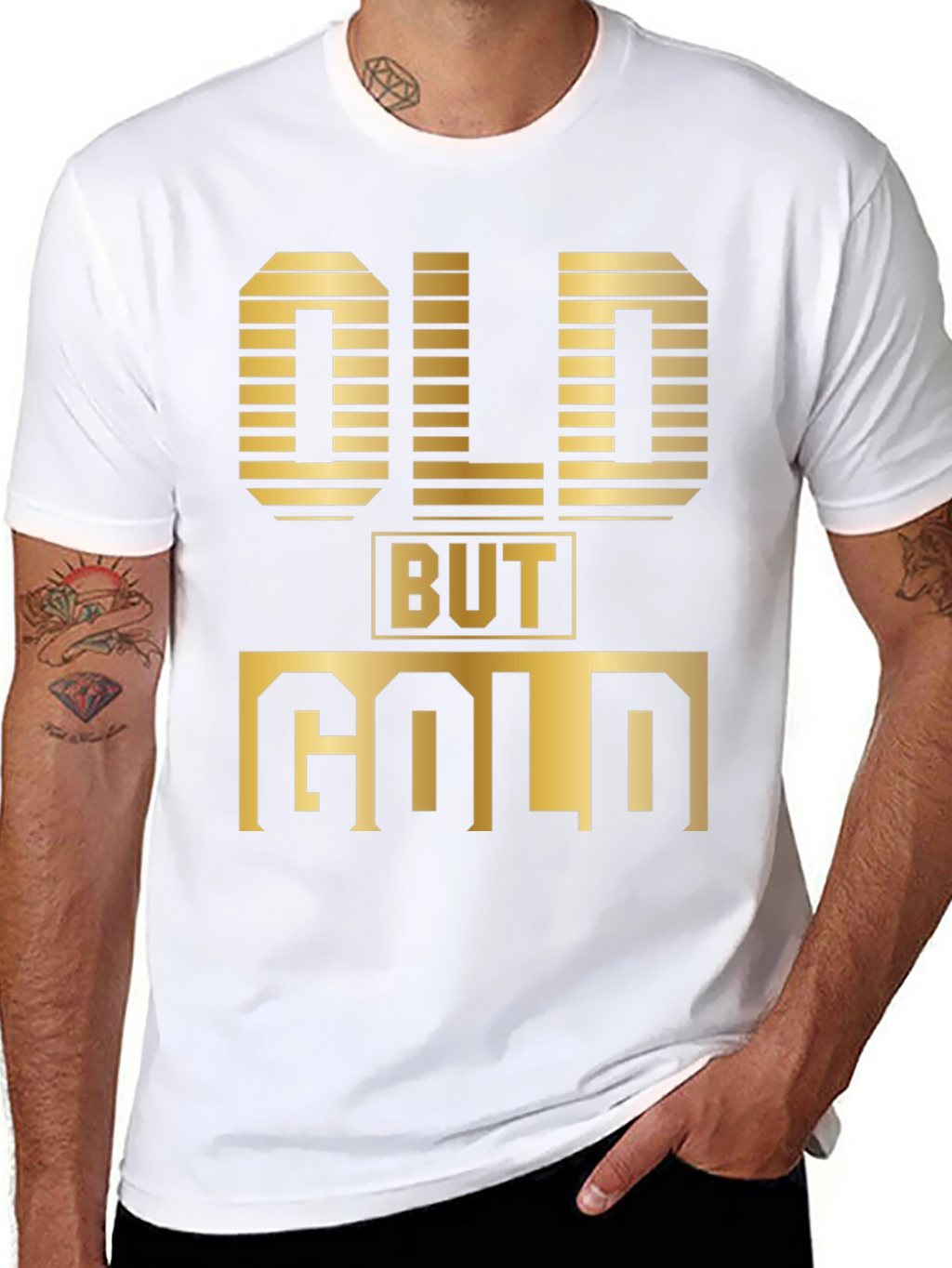 Old But Gold T-Shirt - Black Graphic Tee