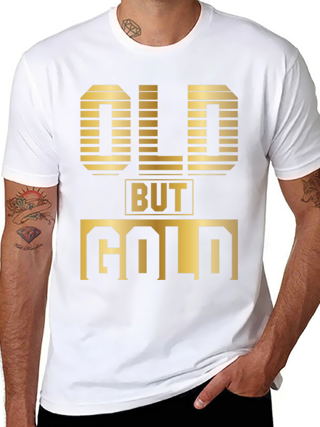 Old But Gold T-Shirt - Black Graphic Tee