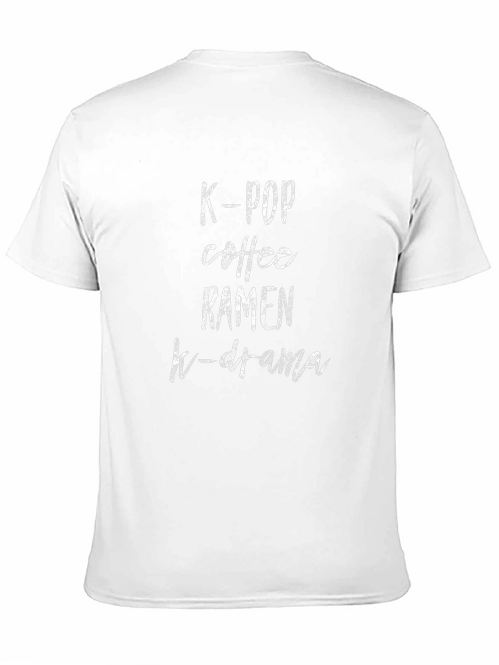 K-Pop Coffee Ramen K-Drama T-Shirt - Trendy Comfort