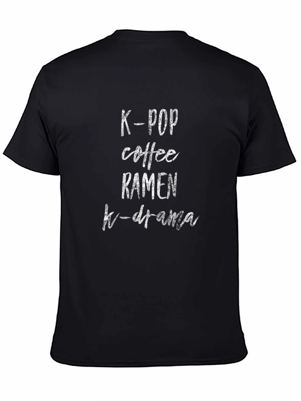 K-Pop Coffee Ramen K-Drama T-Shirt - Trendy Comfort