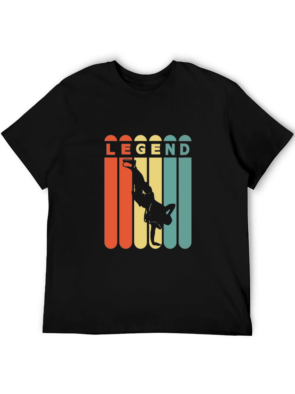 Legend Retro Style Breakdance Black T-Shirt
