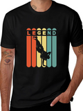 Legend Retro Style Breakdance Black T-Shirt