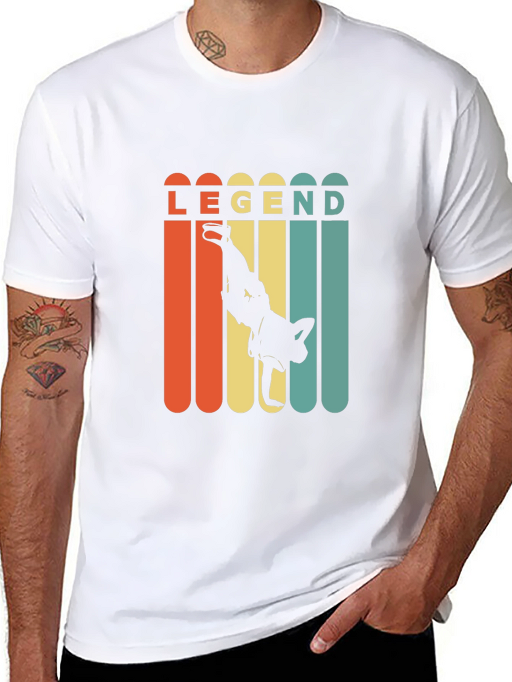 Legend Retro Style Breakdance Black T-Shirt
