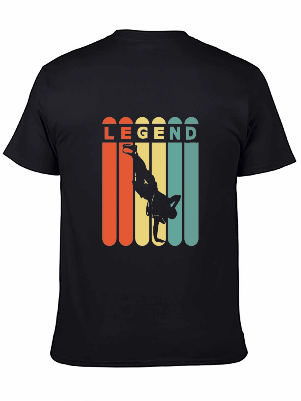 Legend Retro Style Breakdance Black T-Shirt