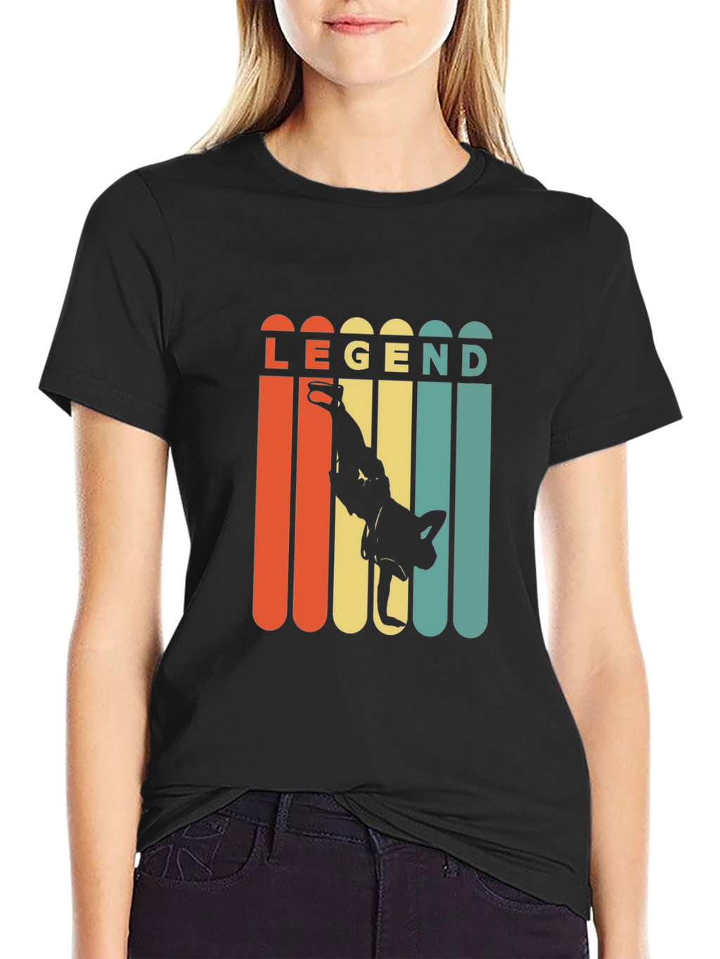 Legend Retro Style Breakdance Black T-Shirt