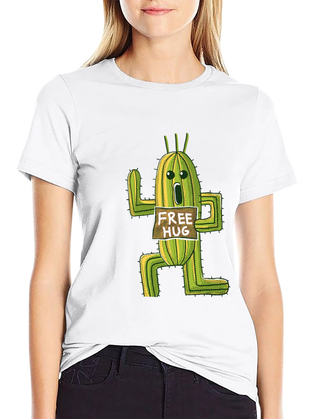Cactus Free Hug T-Shirt - Funny Graphic Tee