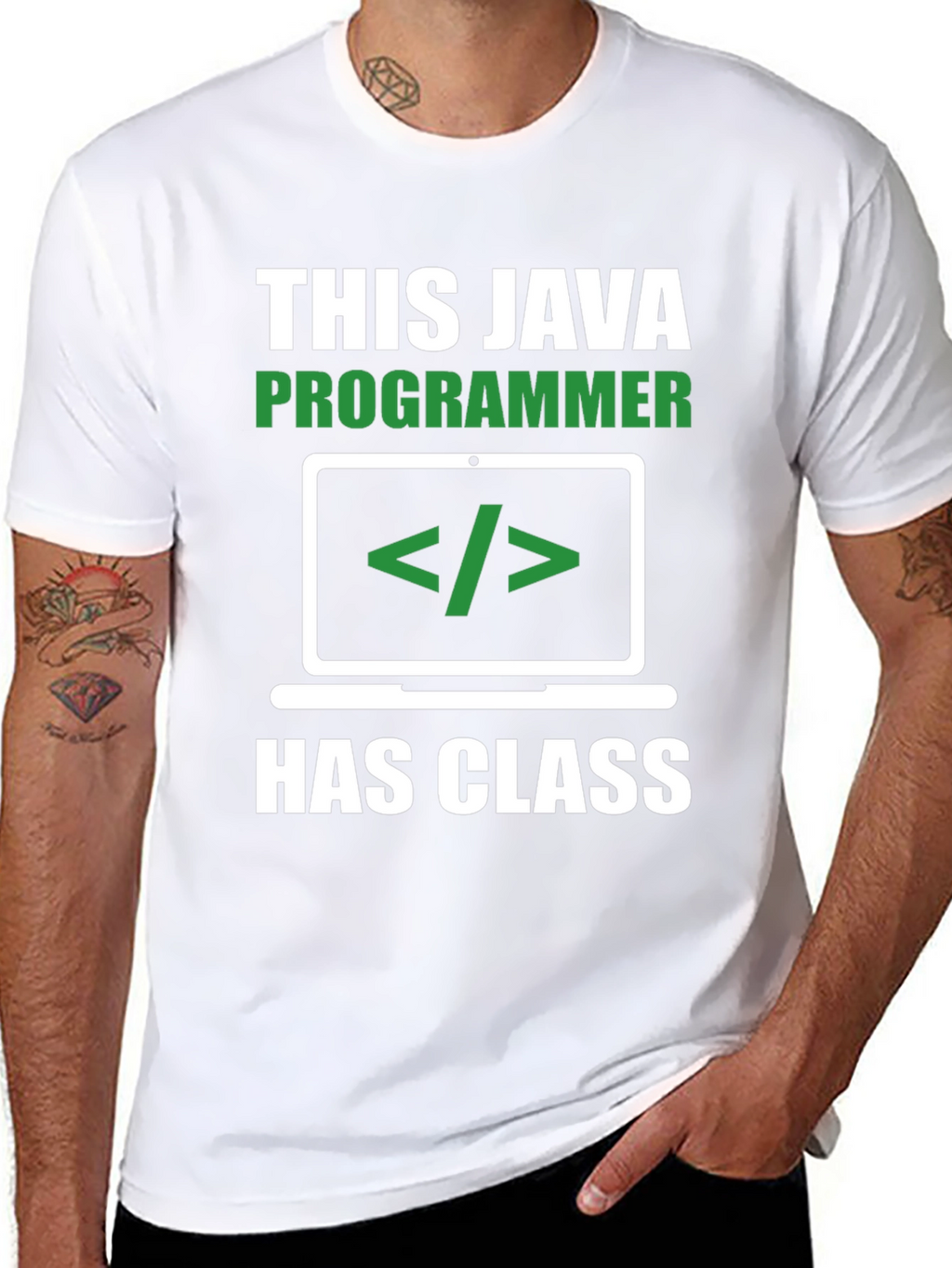 Java Programmer T-Shirt - Has Class Coding Tee