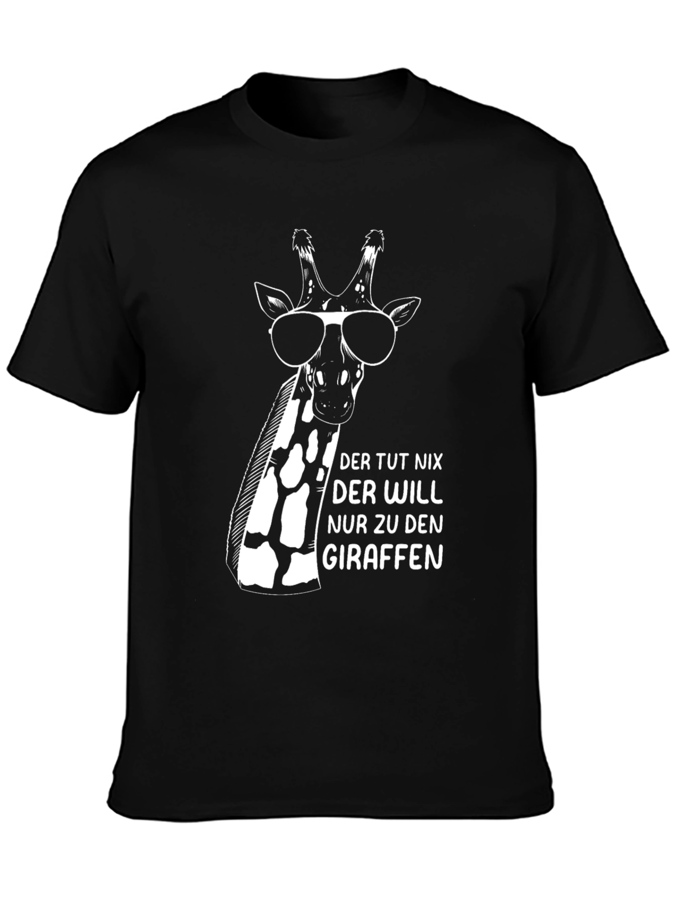 Cool Giraffe T-Shirt - Der Tut Nix