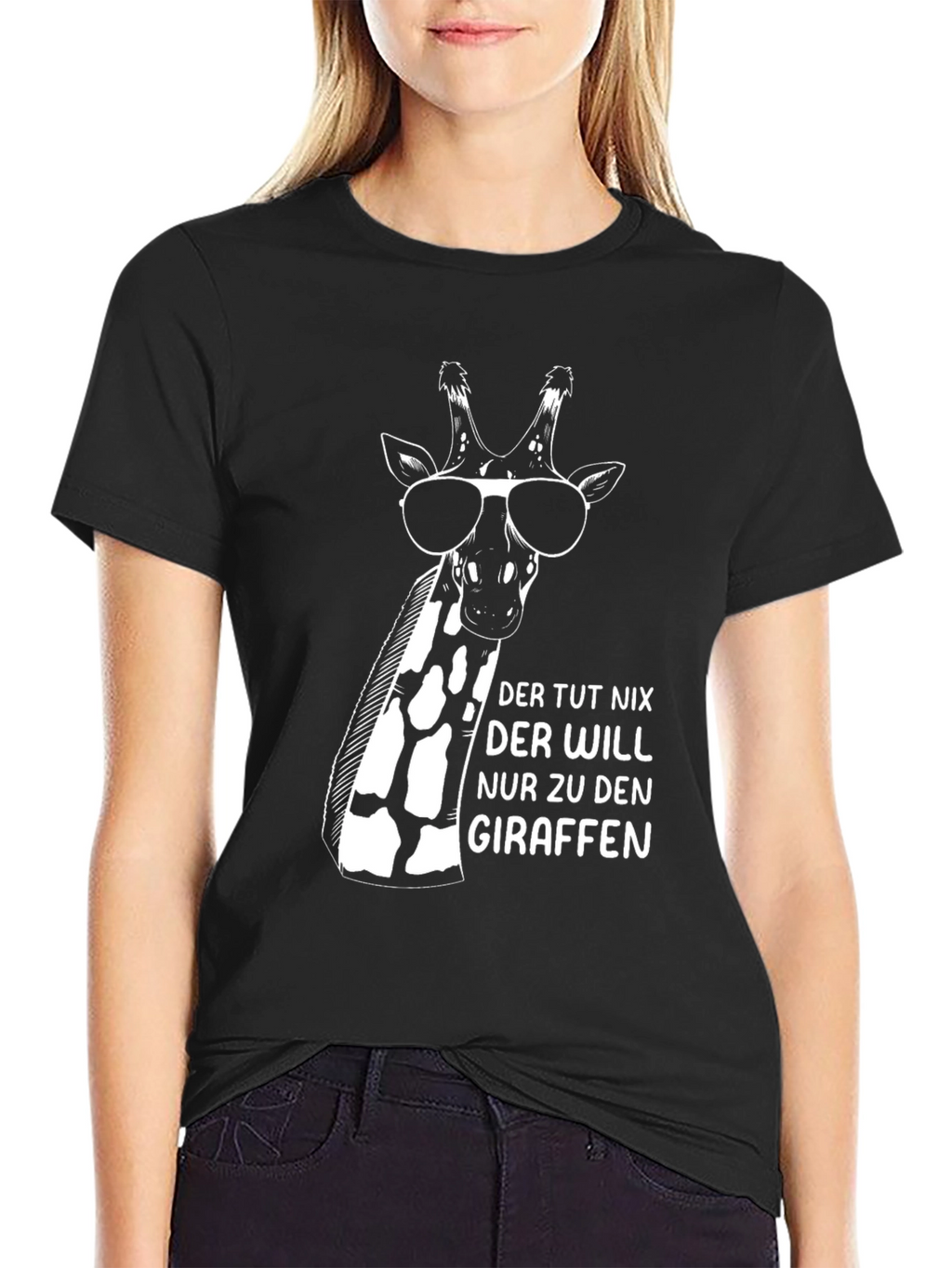 Cool Giraffe T-Shirt - Der Tut Nix