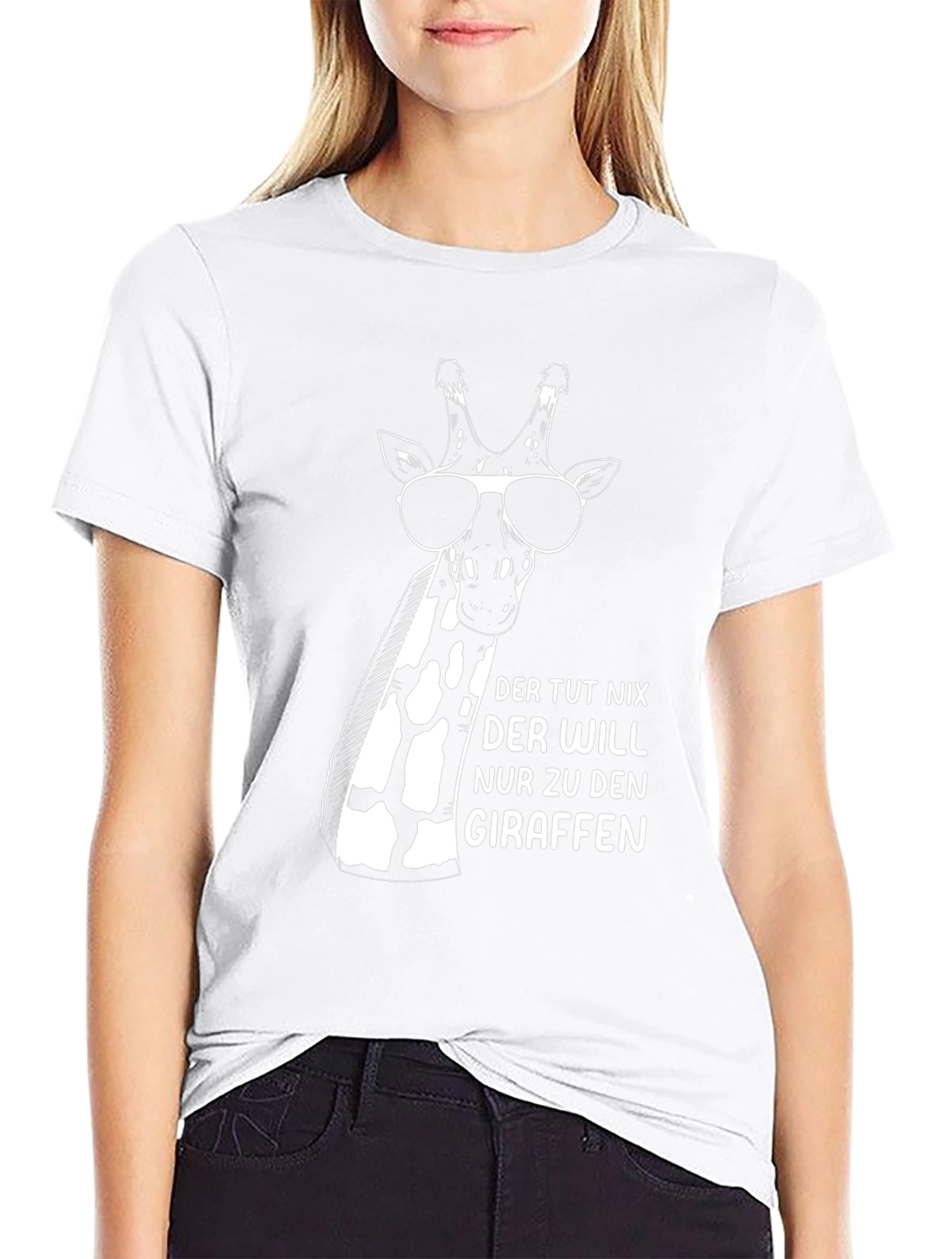 Cool Giraffe T-Shirt - Der Tut Nix