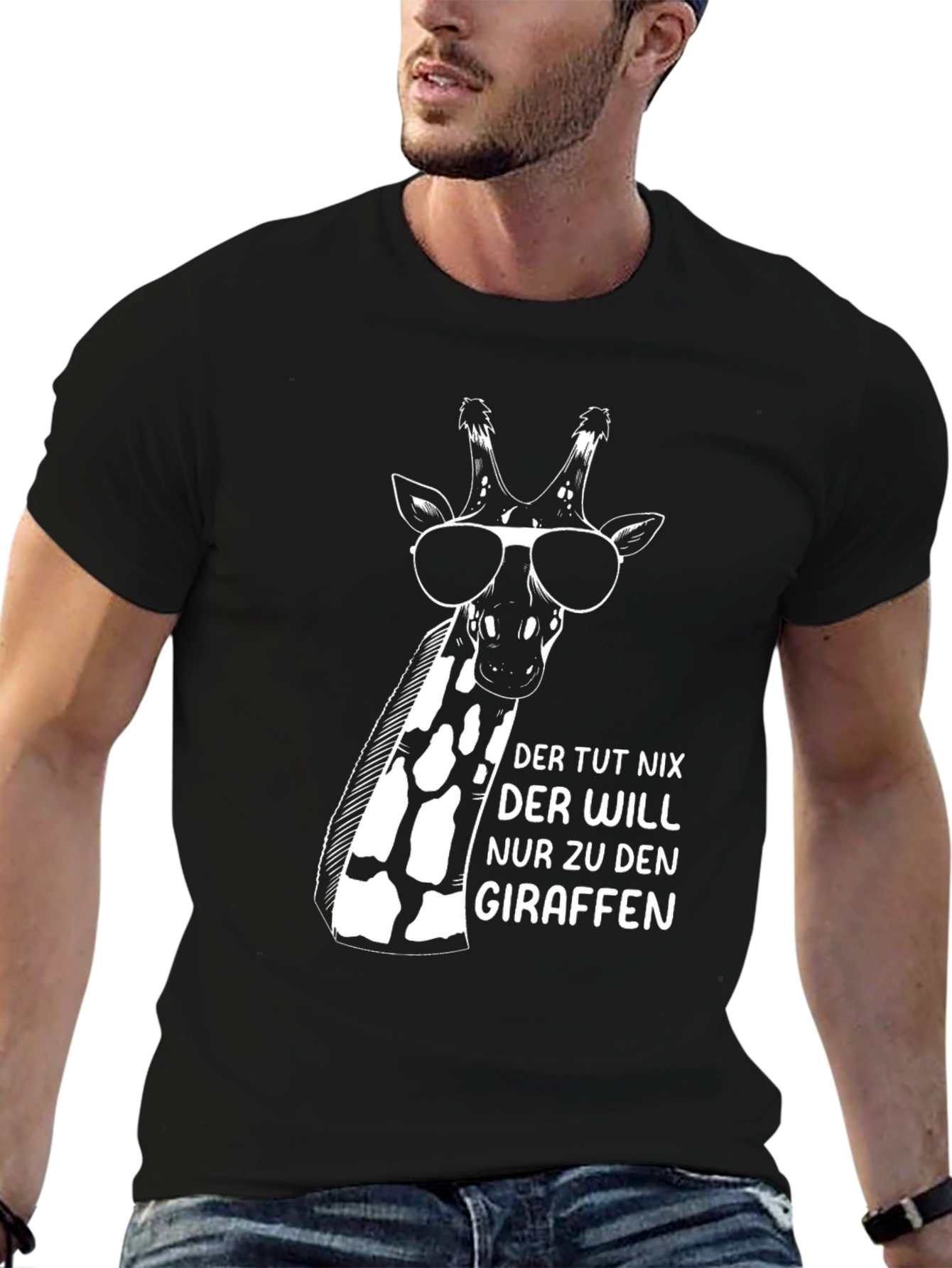 Cool Giraffe T-Shirt - Der Tut Nix