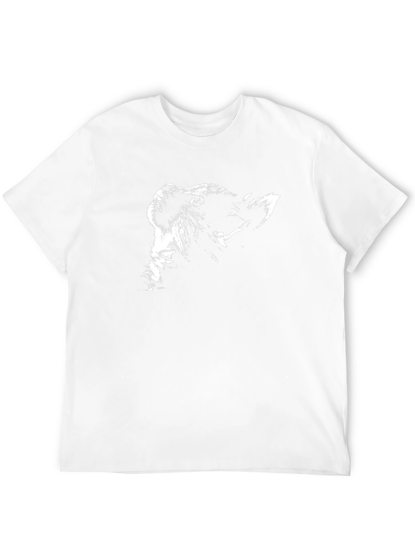 Lion Graphic Black T-Shirt
