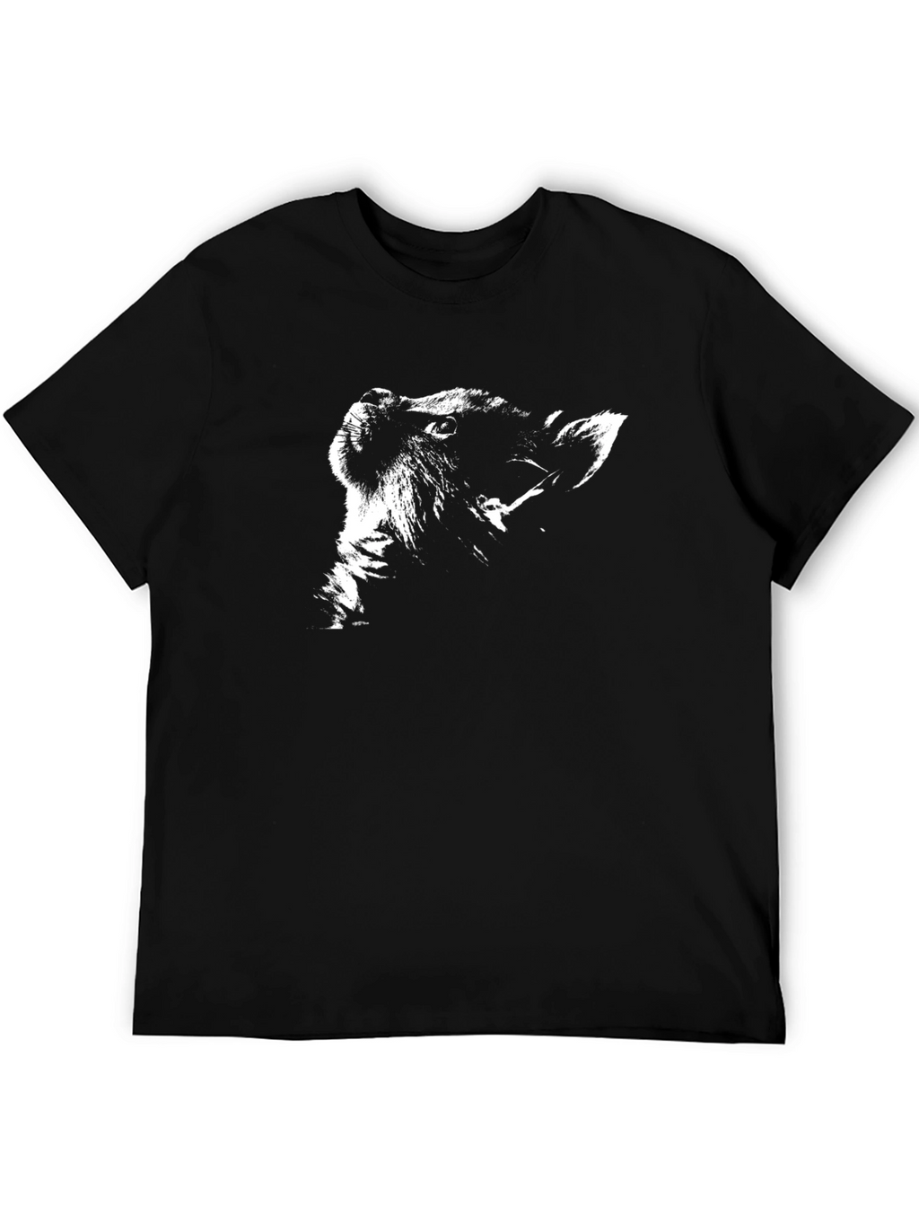 Lion Graphic Black T-Shirt