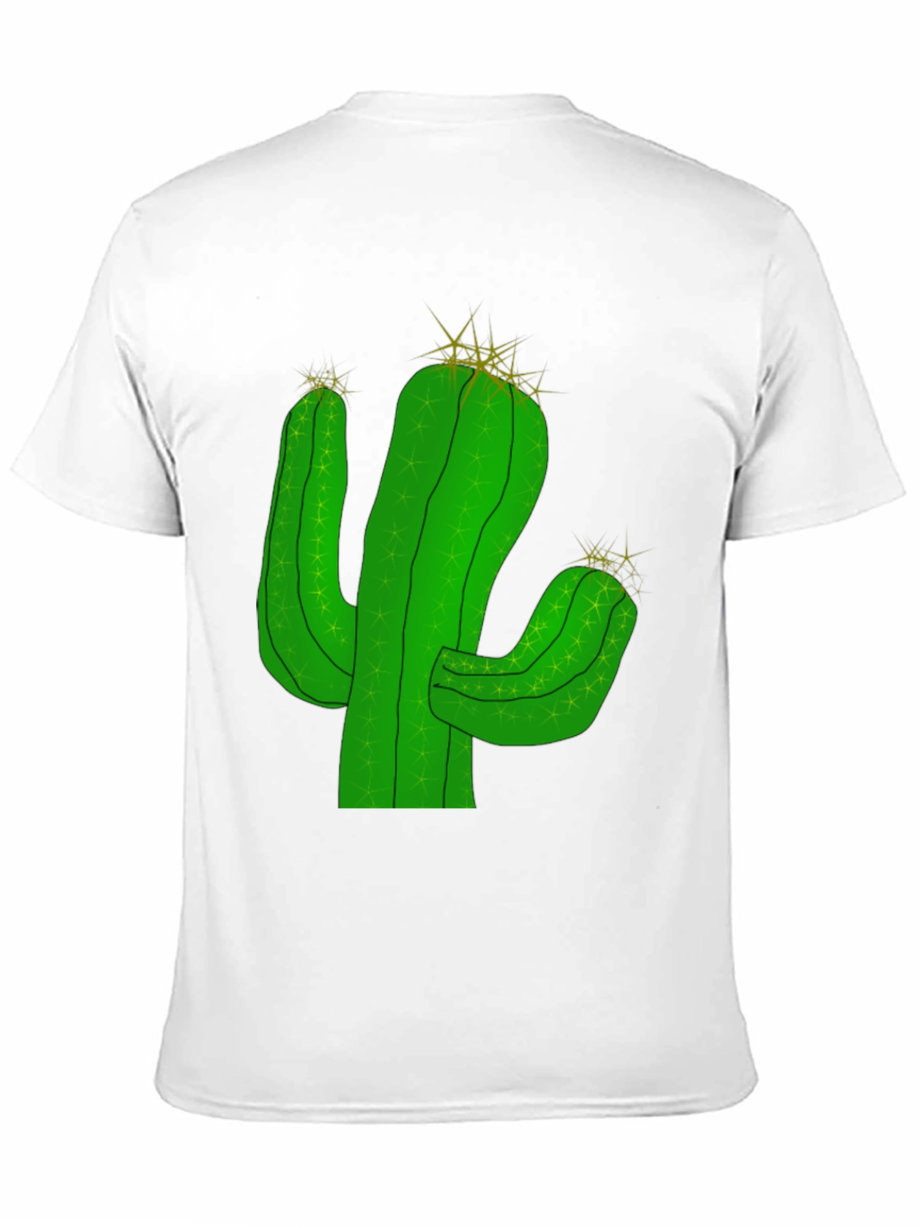 Cactus Graphic T-Shirt - Black