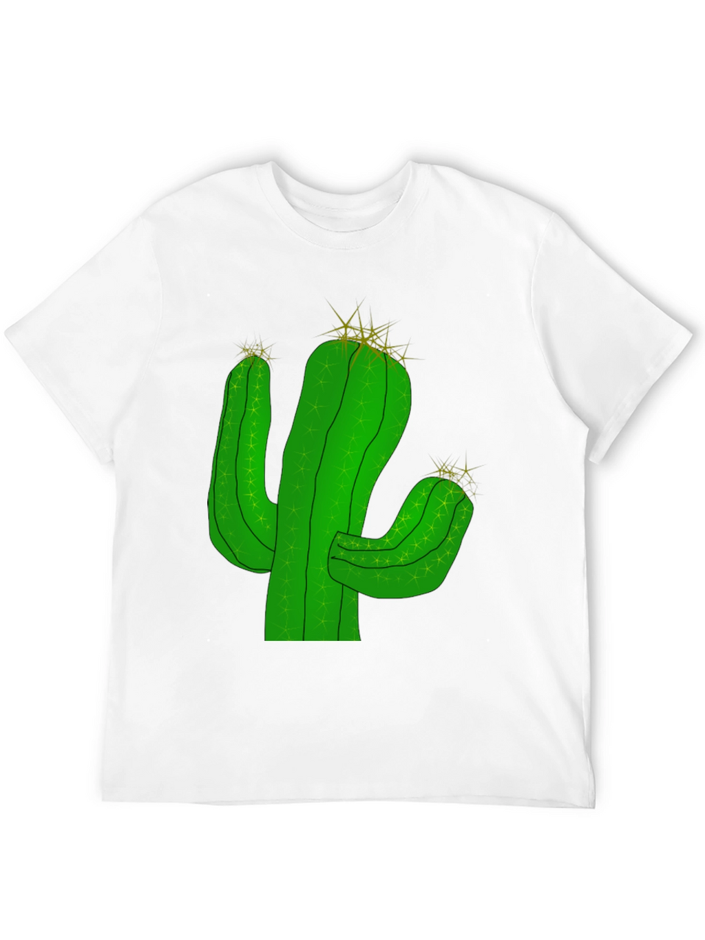 Cactus Graphic T-Shirt - Black