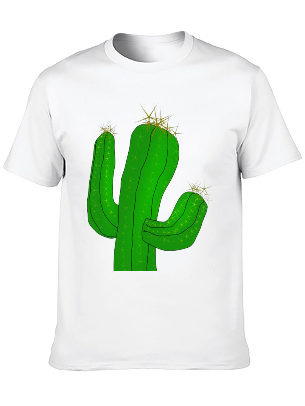 Cactus Graphic T-Shirt - Black
