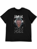 Loud As Hell Gorilla Graphic T-Shirt