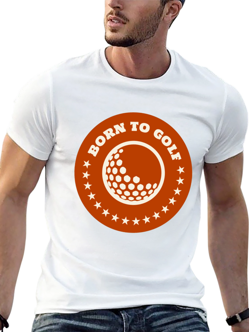 Born to Golf Graphic Tee - Black