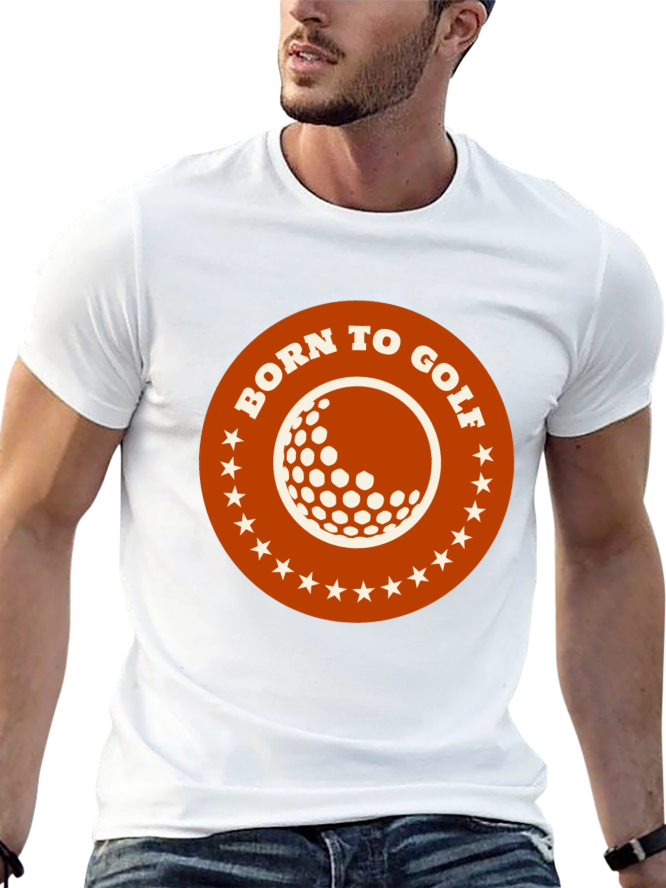 Born to Golf Graphic Tee - Black