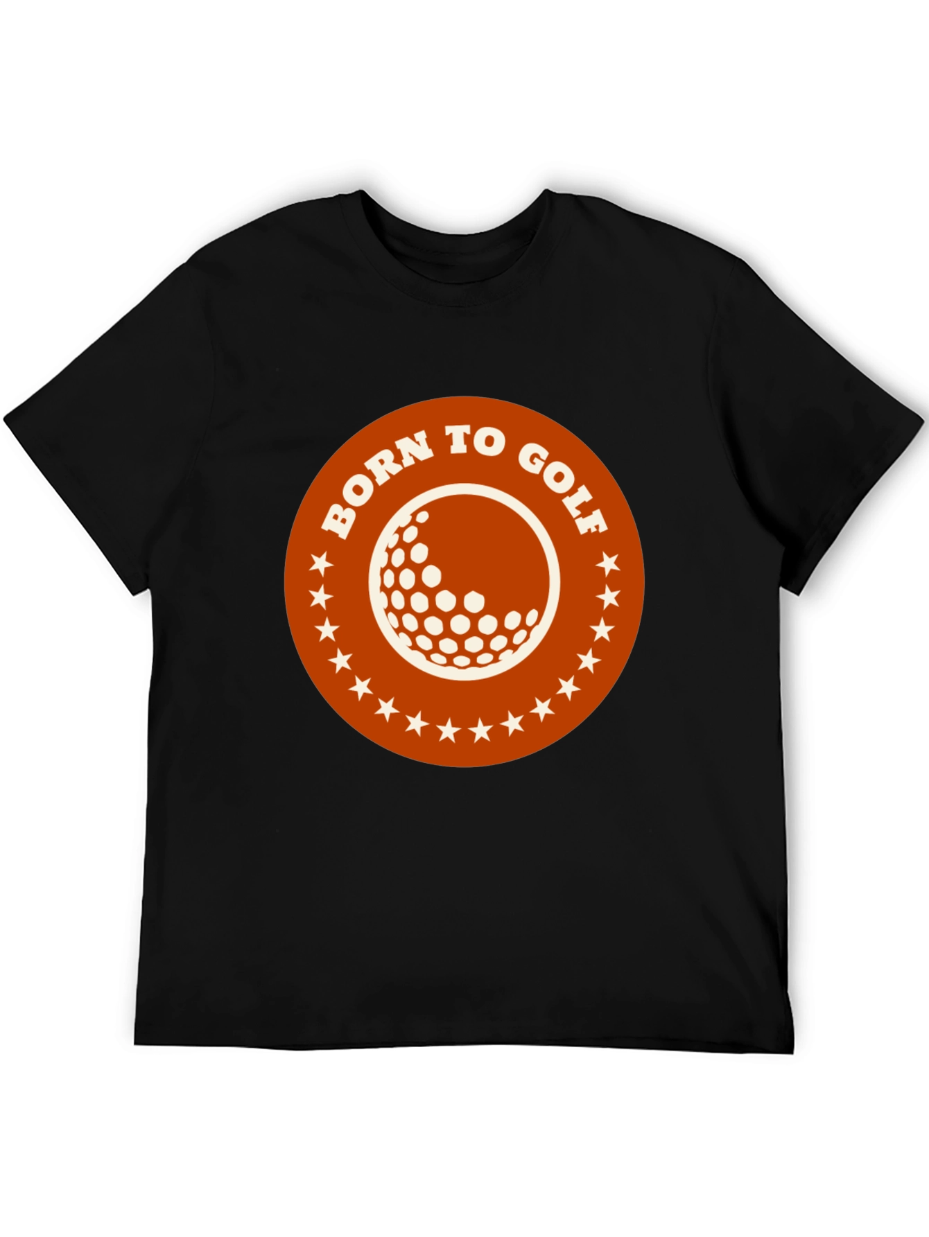 Born to Golf Graphic Tee - Black