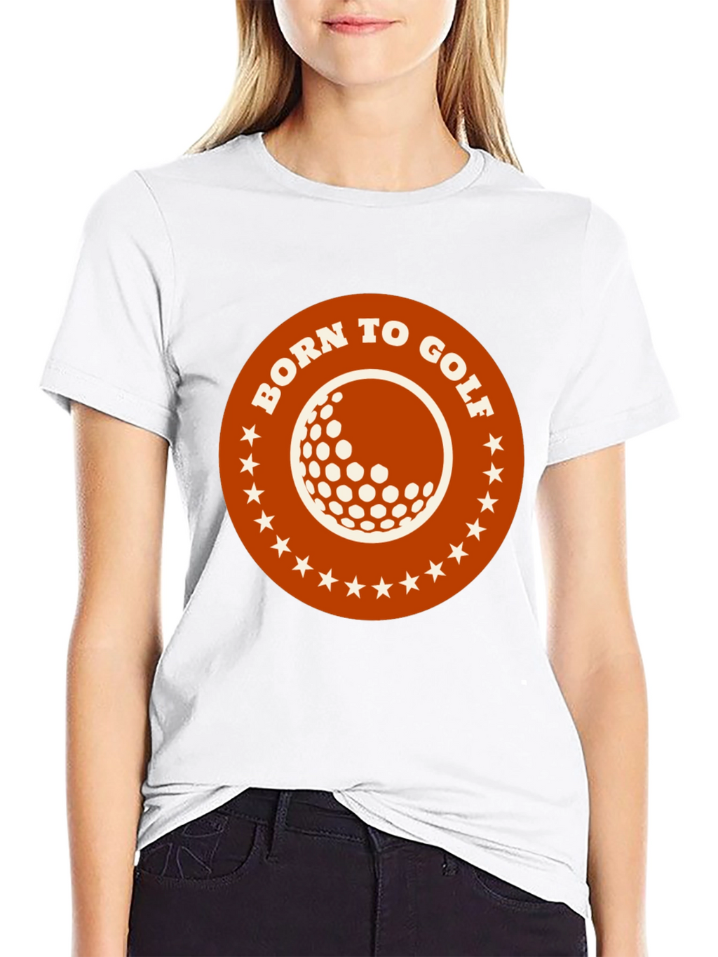 Born to Golf Graphic Tee - Black