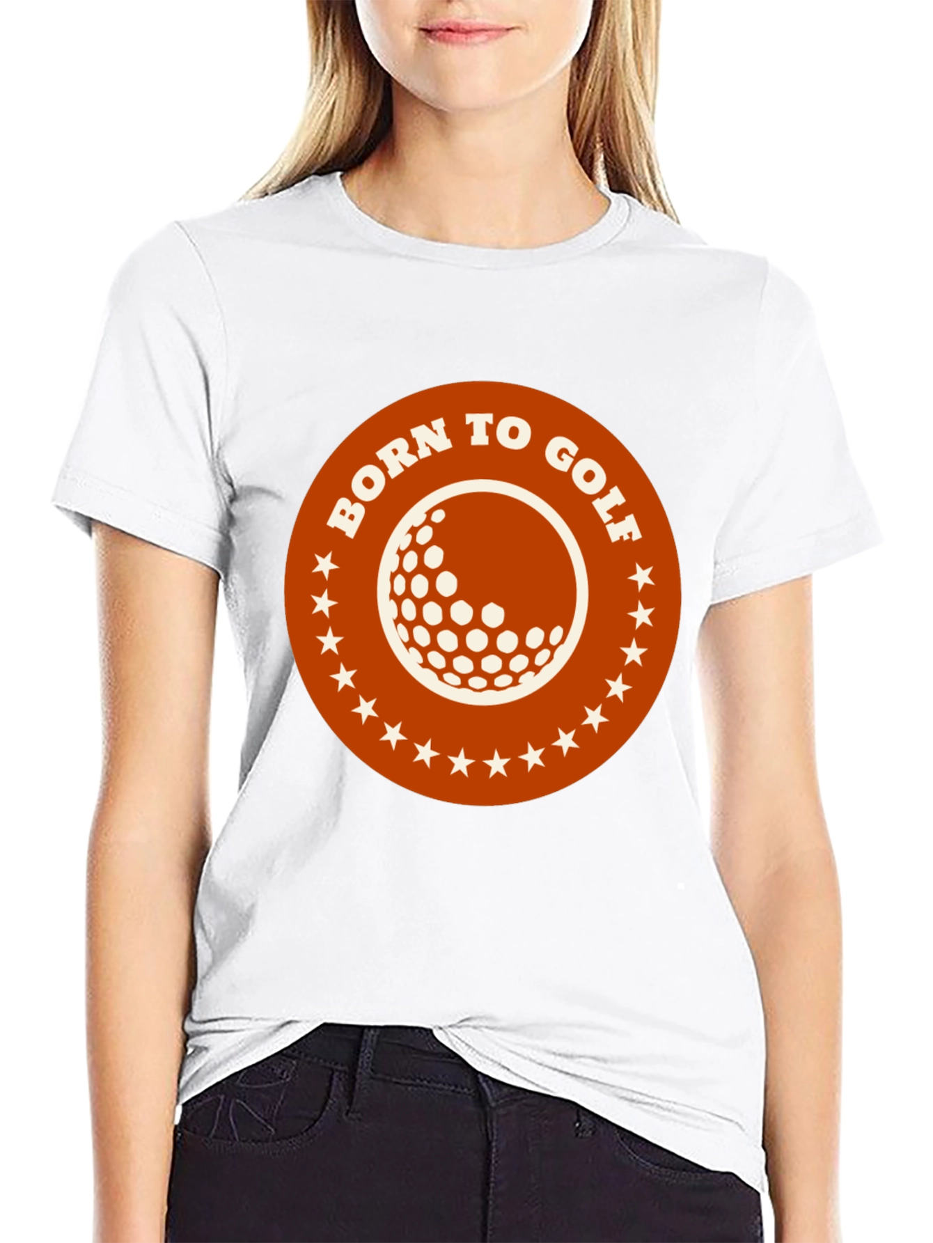 Born to Golf Graphic Tee - Black