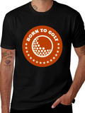 Born to Golf Graphic Tee - Black