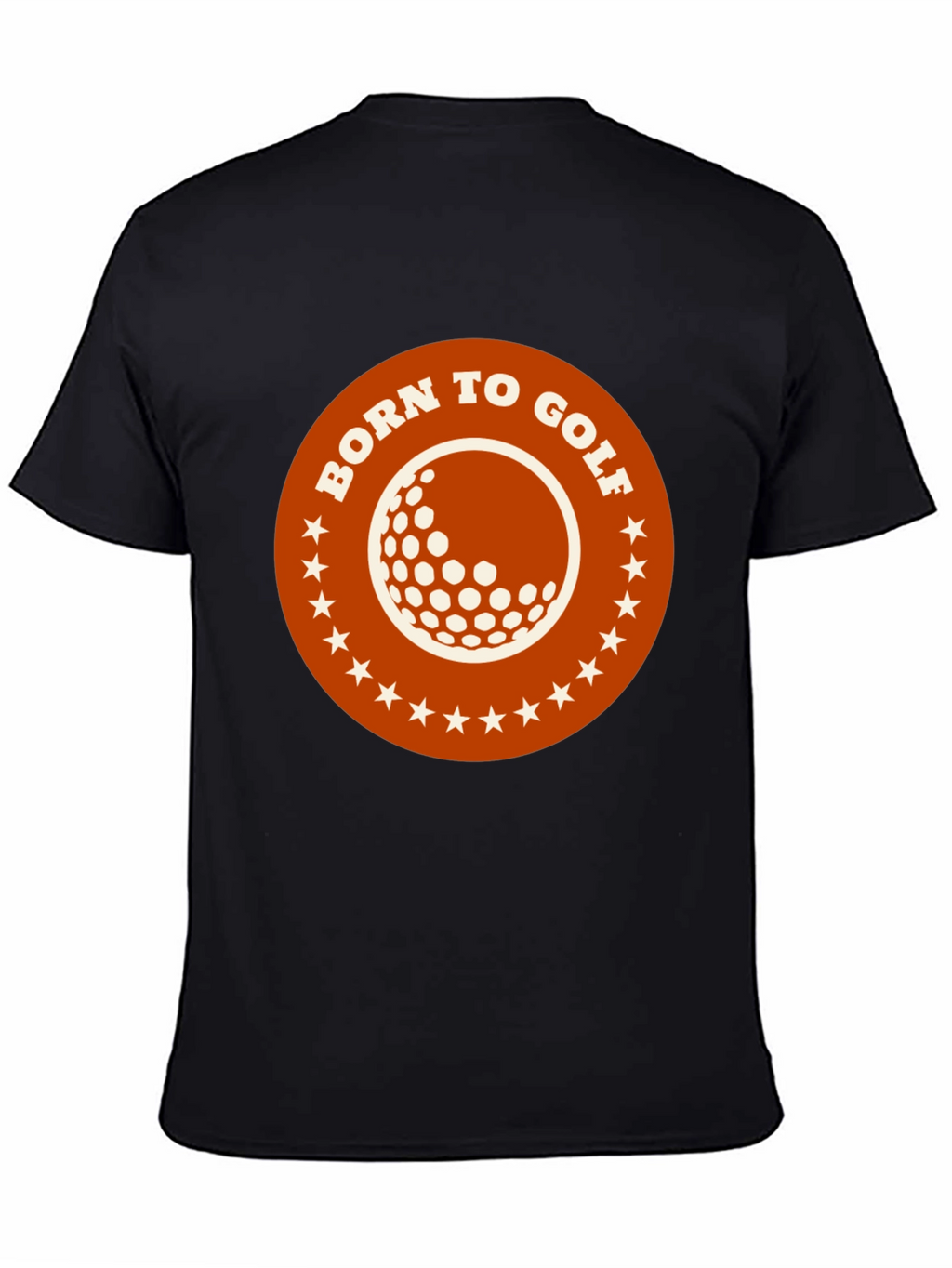 Born to Golf Graphic Tee - Black
