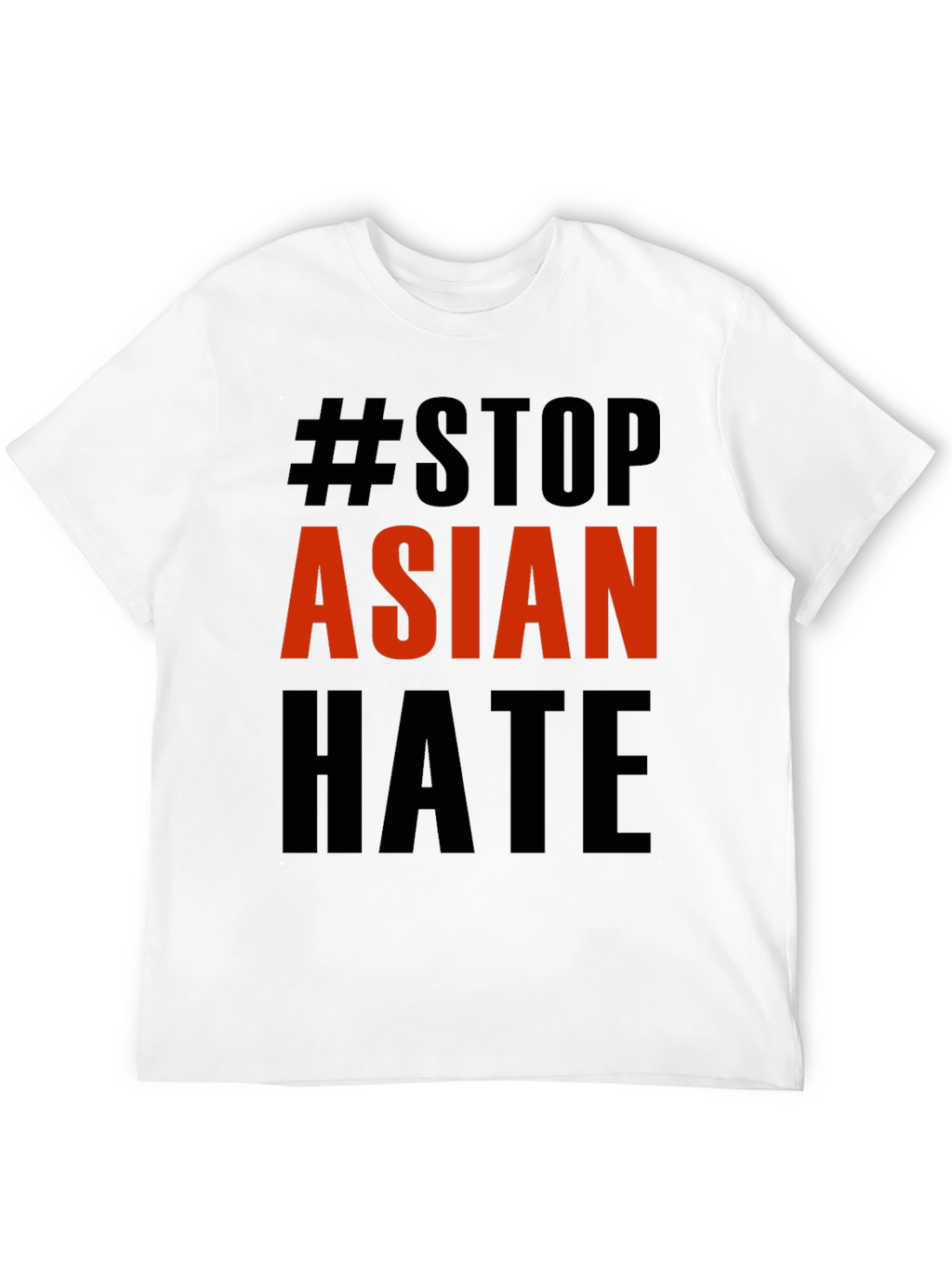 Stop Asian Hate T-Shirt - Black Activism Tee