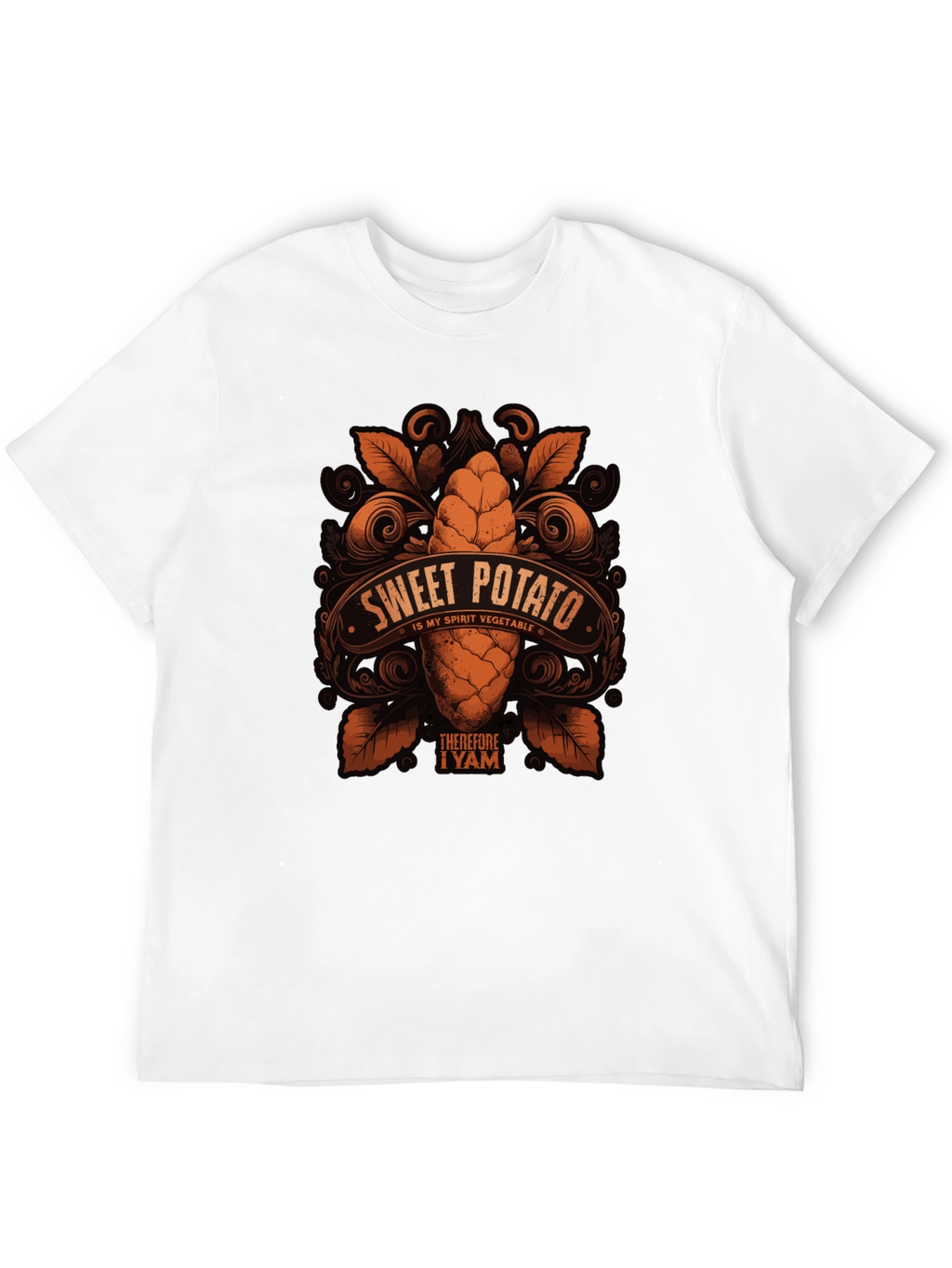 Sweet Potato Spirit Vegetable Graphic T-Shirt